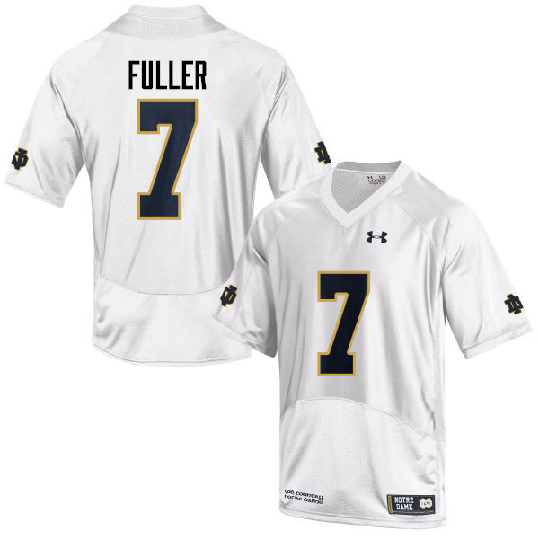 Men #7 Will Fuller Notre Dame Fighting Irish College Football Jerseys-White